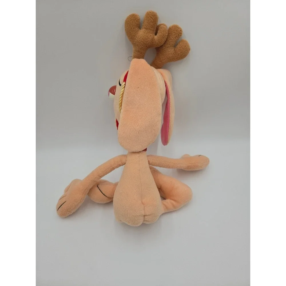 intage 1992 Ren and‎ Stimpy Christmas Plush Set Dakin Nickelodeon 90s Nicktoons
